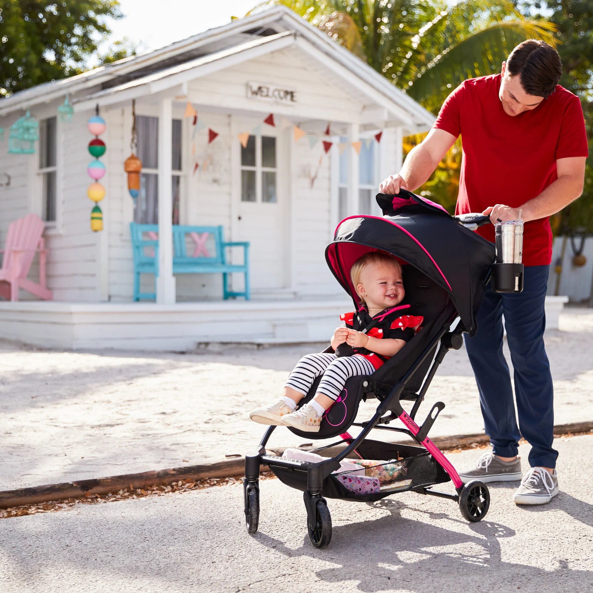 Disney Baby Easy-Fold Compact Stroller - Image 3
