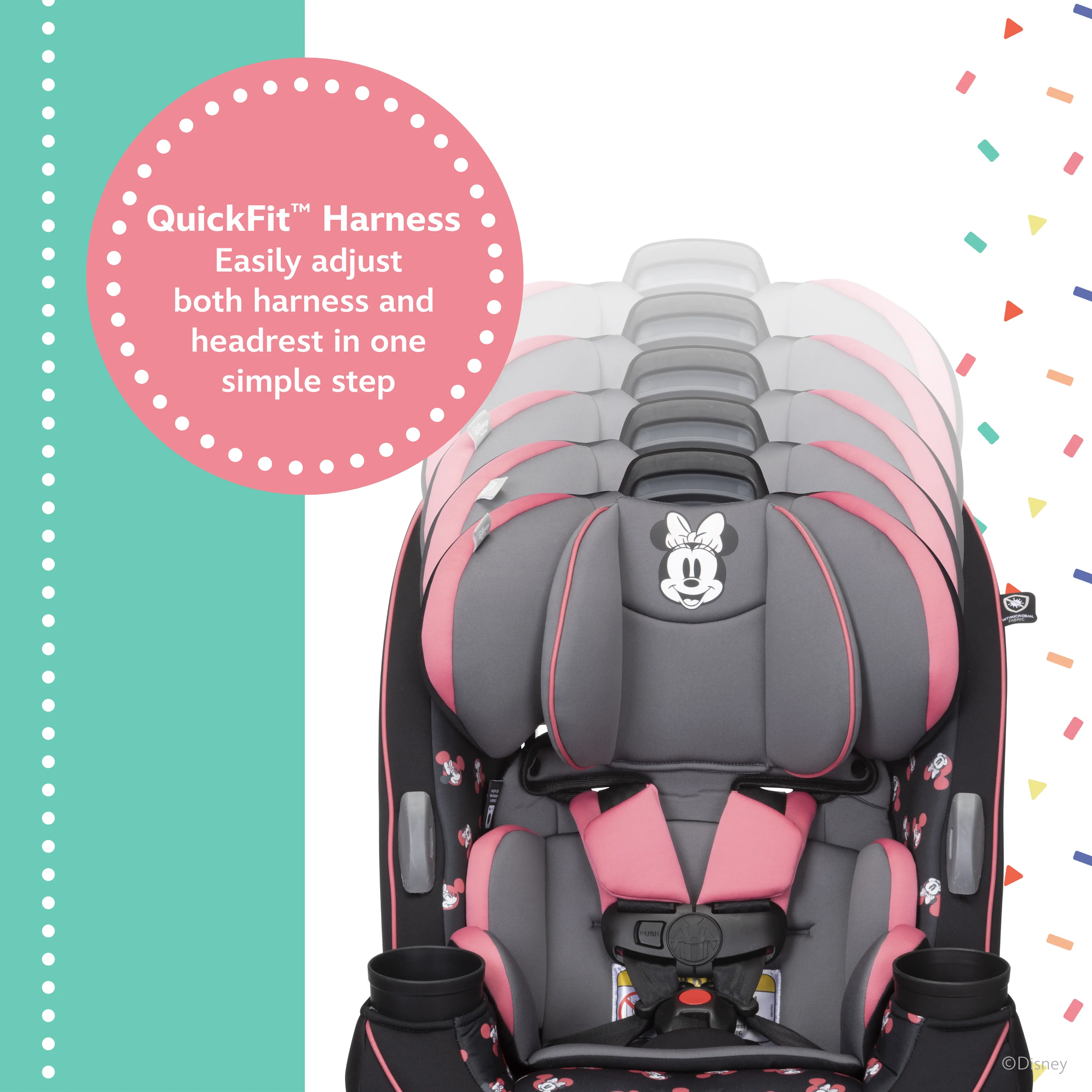 Disney Baby Grow and Go™ All-in-One Convertible Car Seat - Image 7