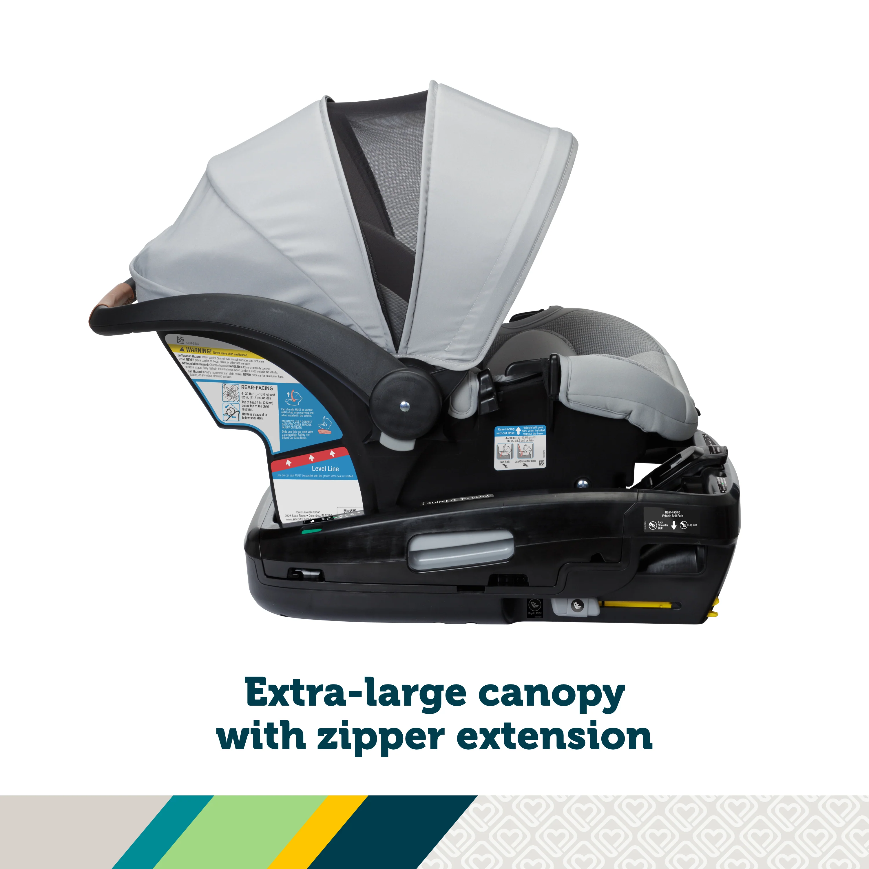 onBoard™ Slide DLX Infant Car Seat featuring SafetySlide™ Base - Image 10