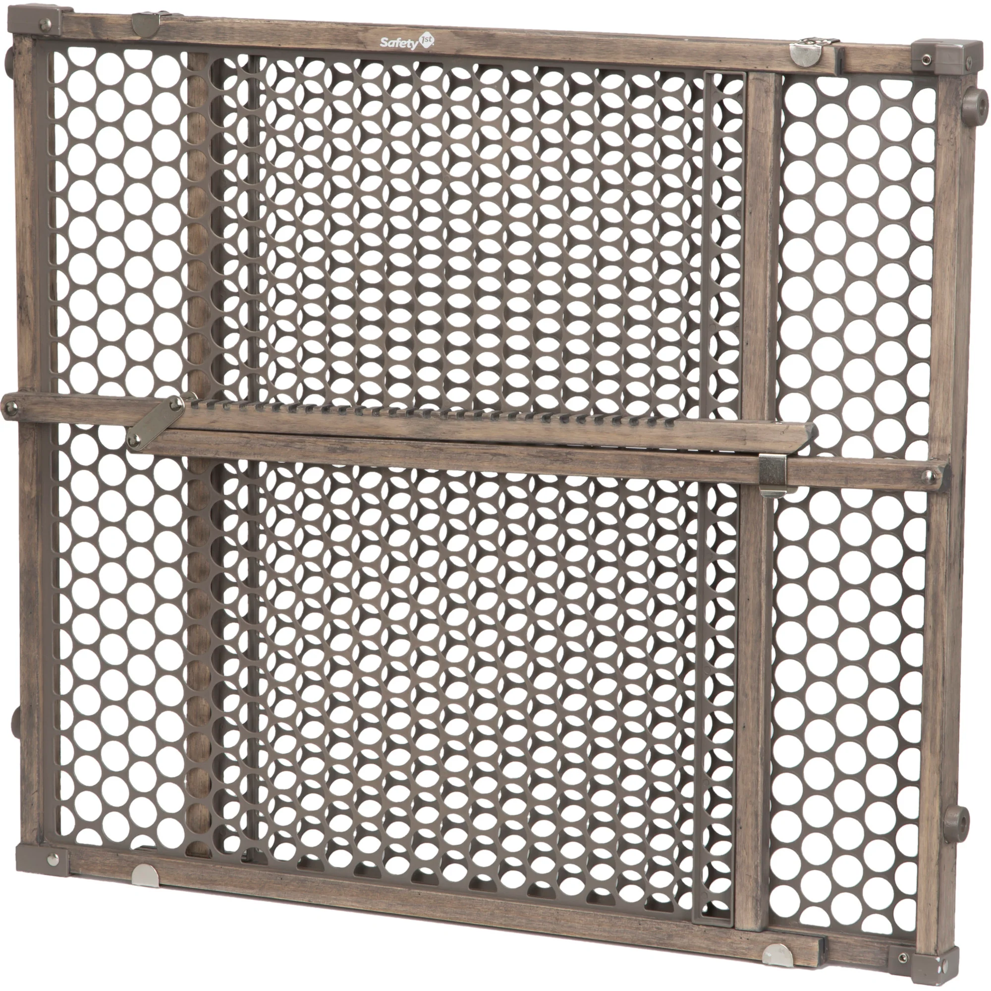 Vintage Grey Wood Doorway Security Baby Gate - Image 4