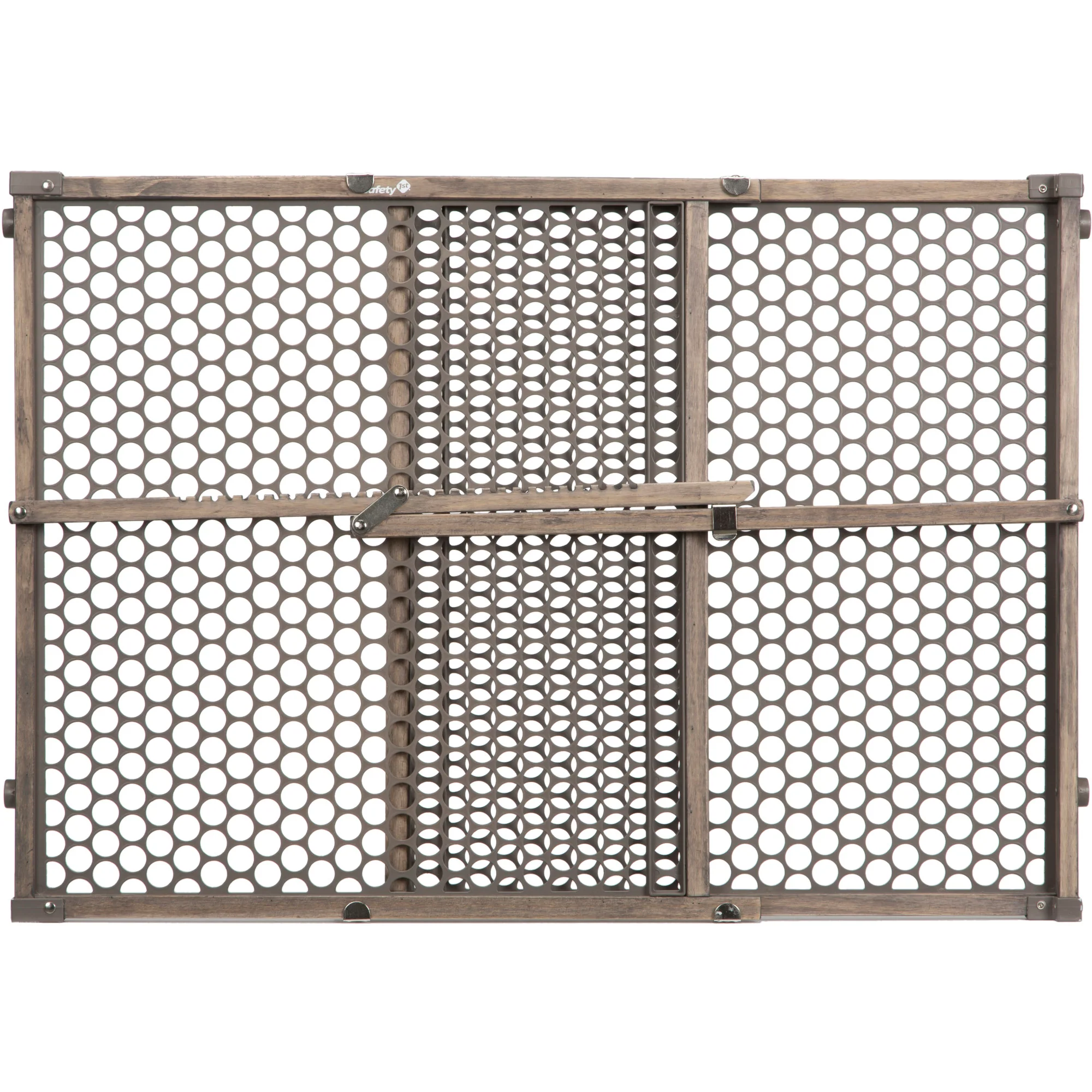 Vintage Grey Wood Doorway Security Baby Gate - Image 6